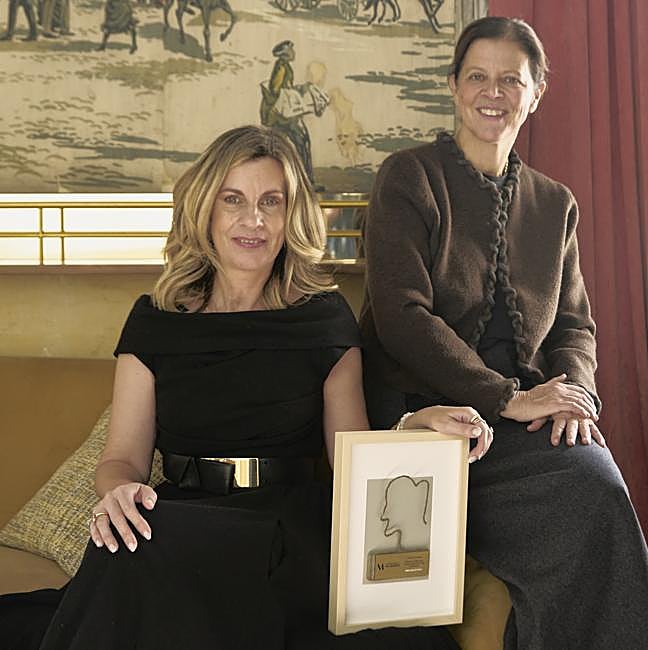 Miriam Quevedo, fundadora de la marca junto a su directora de comunicación, Virigina García de la Mata.